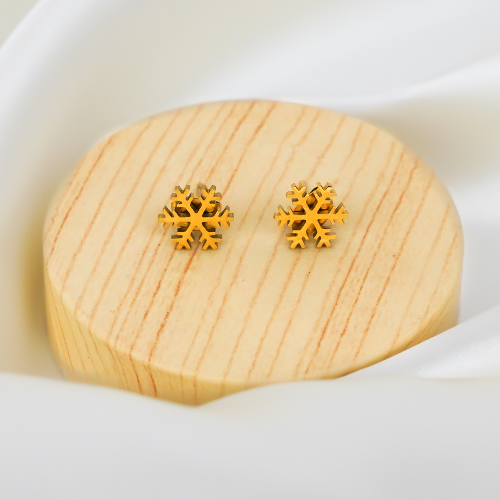 Gold Frost earring